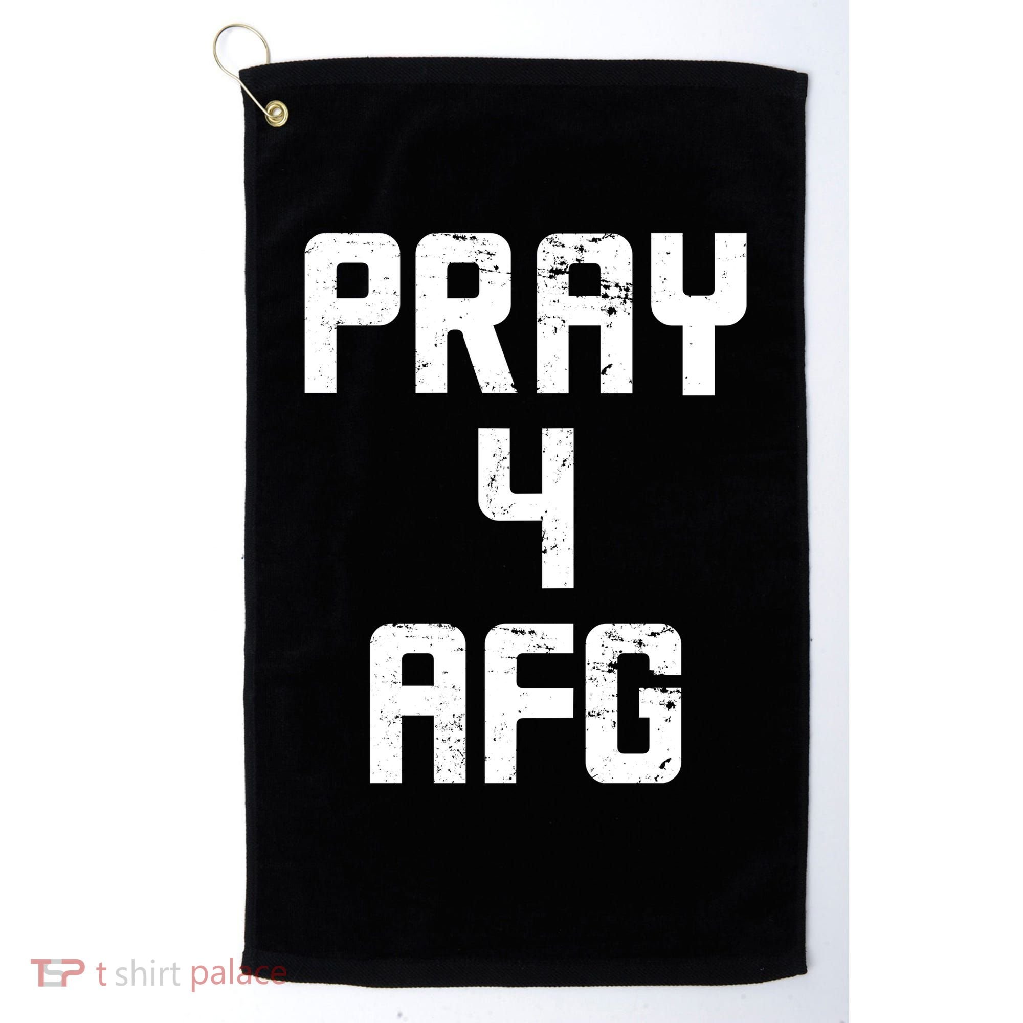 Pray For AFG Afghanistan Golf Towel