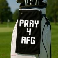 Pray For AFG Afghanistan Golf Towel thumb 2