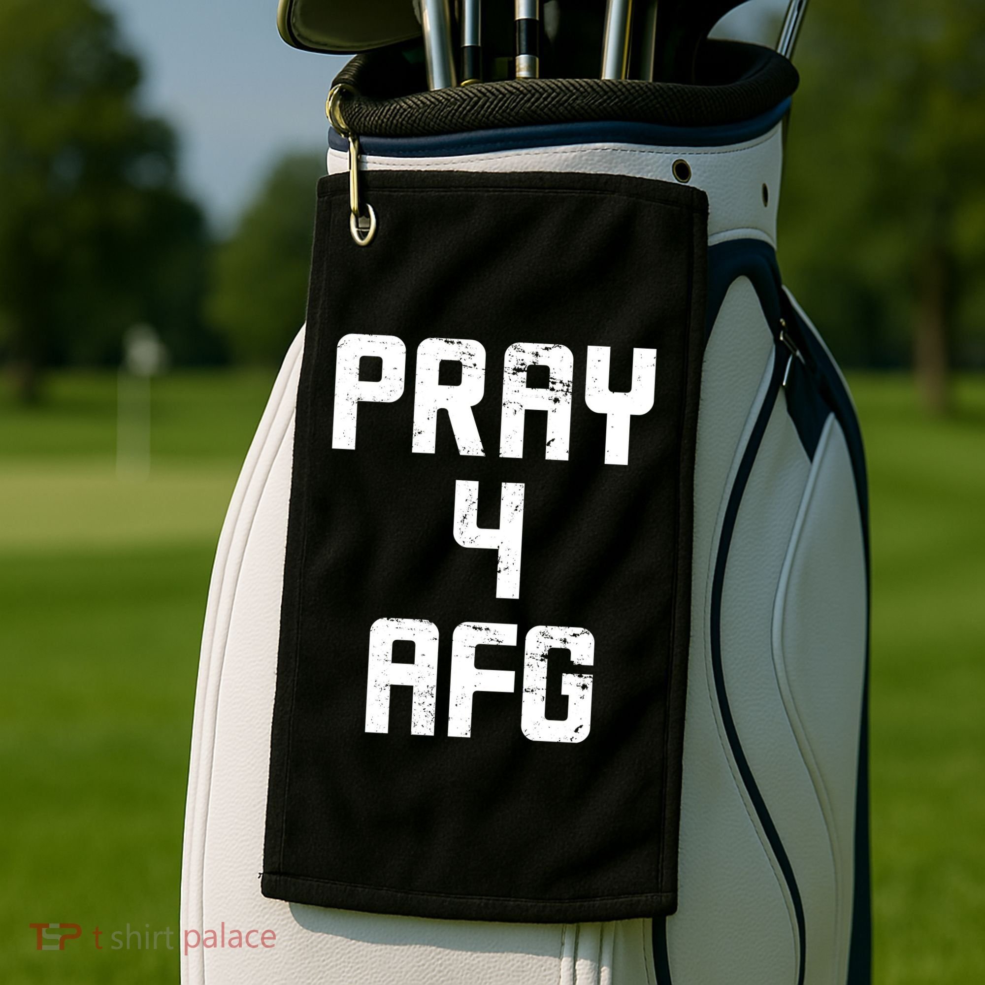 Pray For AFG Afghanistan Golf Towel