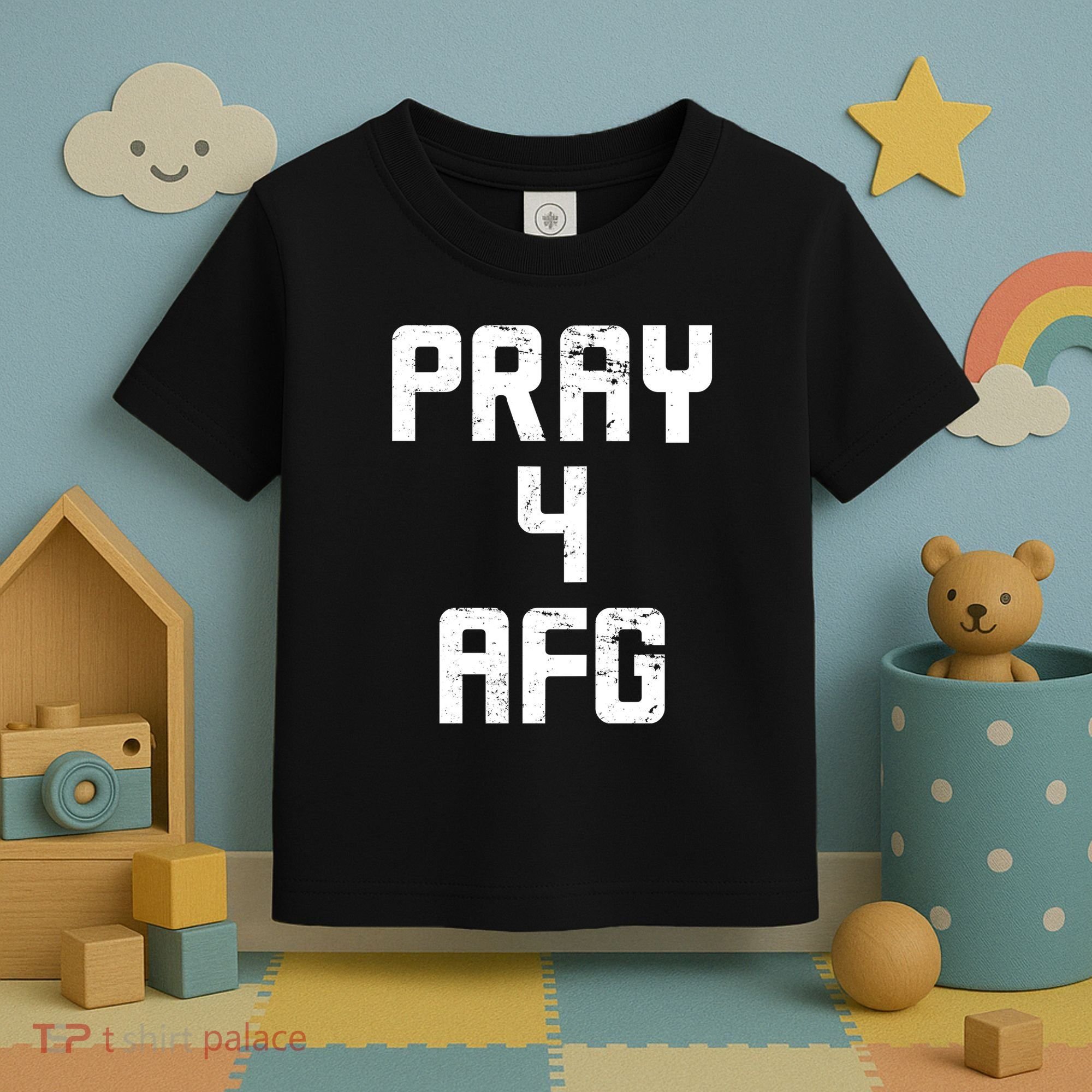 Pray For AFG Afghanistan Toddler T-Shirt
