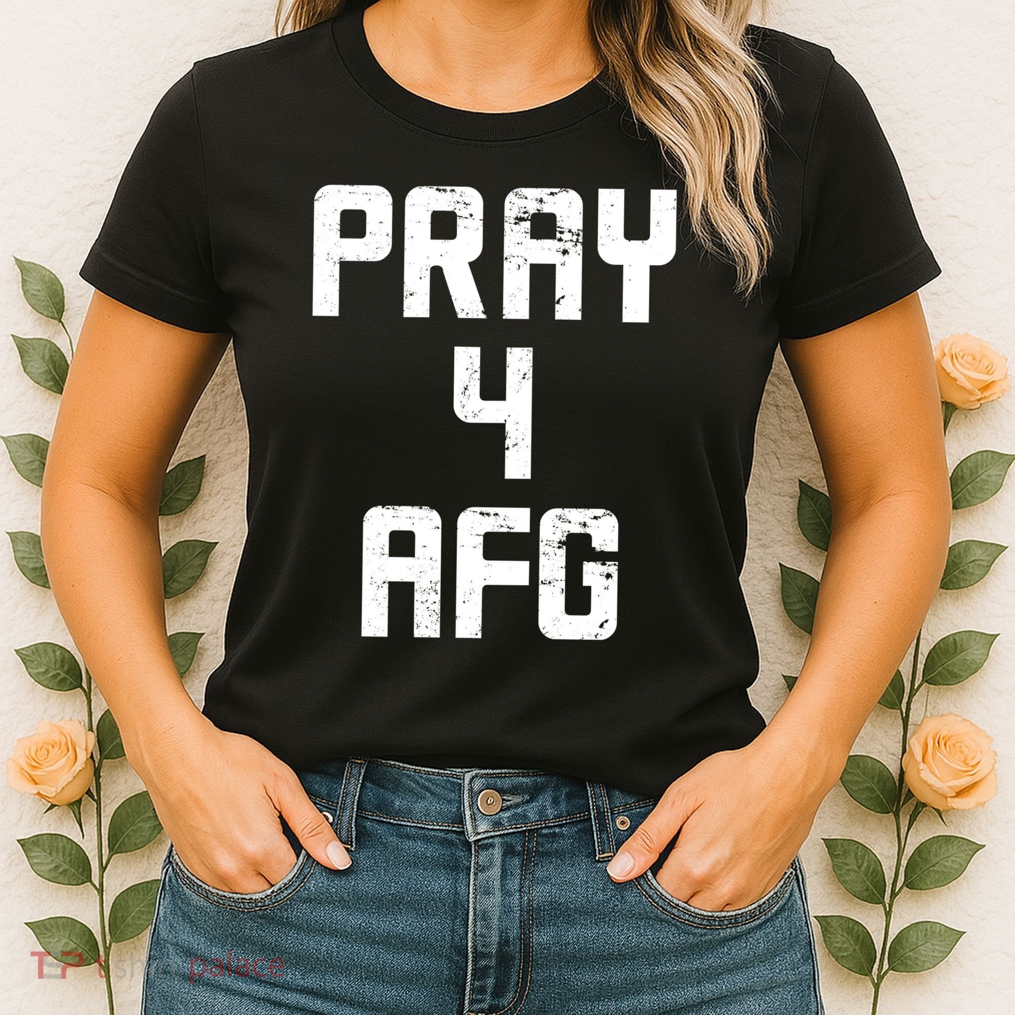 Pray For AFG Afghanistan Women's T-Shirt