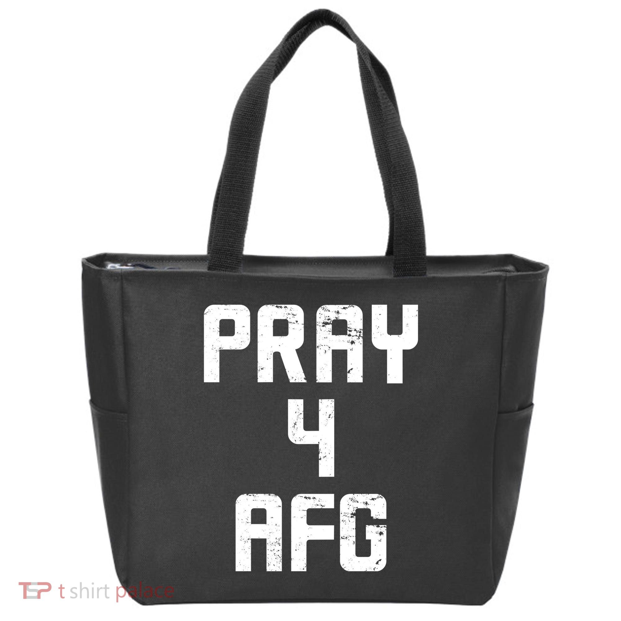 Pray For AFG Afghanistan Tote Bag