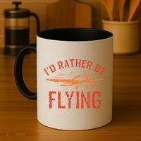 Pilot Flying Aviator Flight Airplane Lovers Aviation Coffee Mug thumb 4