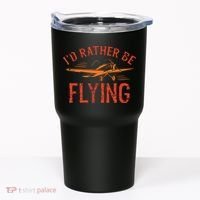 Pilot Flying Aviator Flight Airplane Lovers Aviation Tumbler thumb 0