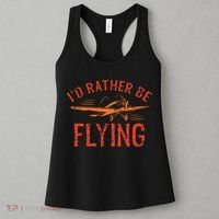 Pilot Flying Aviator Flight Airplane Lovers Aviation Women's Tank Top thumb 3