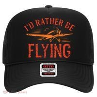 Pilot Flying Aviator Flight Airplane Lovers Aviation Hat thumb 0