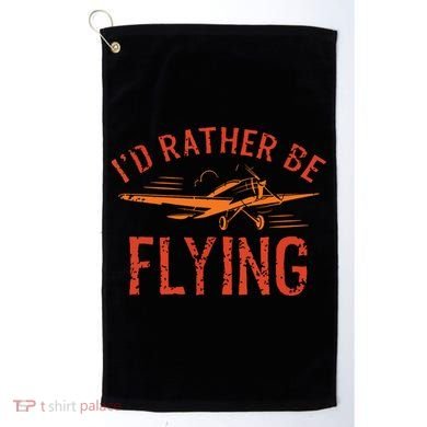 Pilot Flying Aviator Flight Airplane Lovers Aviation Golf Towel