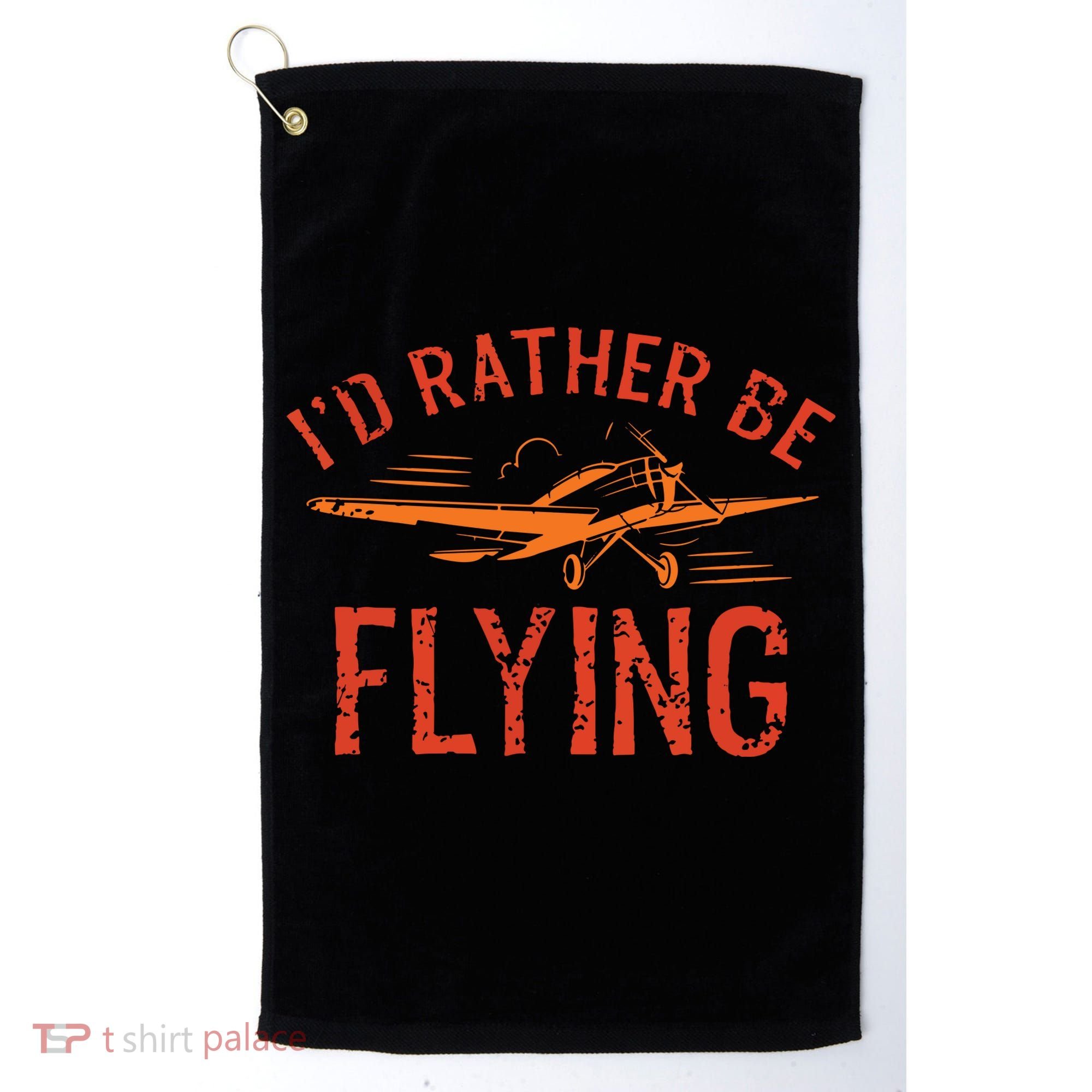 Pilot Flying Aviator Flight Airplane Lovers Aviation Golf Towel