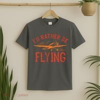 Pilot Flying Aviator Flight Airplane Lovers Aviation T-Shirt thumb 2