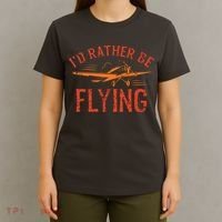 Pilot Flying Aviator Flight Airplane Lovers Aviation T-Shirt thumb 4