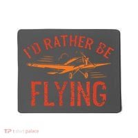 Pilot Flying Aviator Flight Airplane Lovers Aviation Mousepad thumb 0