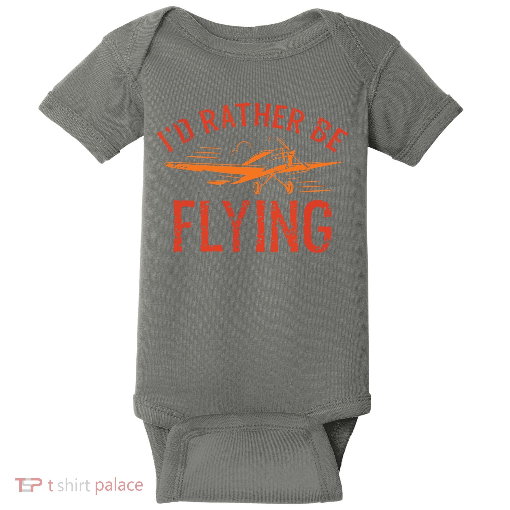 Pilot Flying Aviator Flight Airplane Lovers Aviation Baby Bodysuit