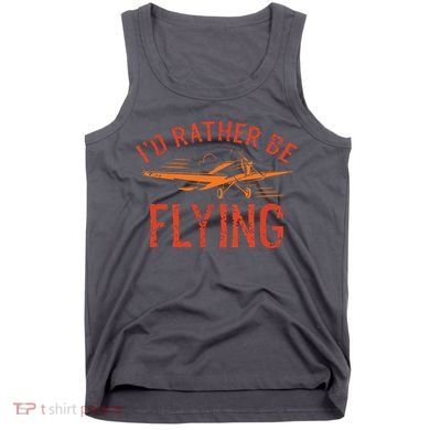Pilot Flying Aviator Flight Airplane Lovers Aviation Tank Top