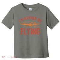Pilot Flying Aviator Flight Airplane Lovers Aviation Toddler T-Shirt thumb 0