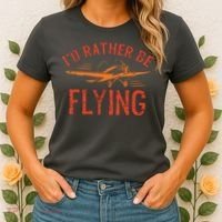Pilot Flying Aviator Flight Airplane Lovers Aviation Women's T-Shirt thumb 2