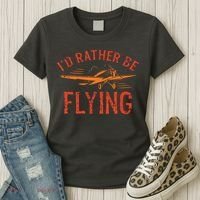 Pilot Flying Aviator Flight Airplane Lovers Aviation Women's T-Shirt thumb 3
