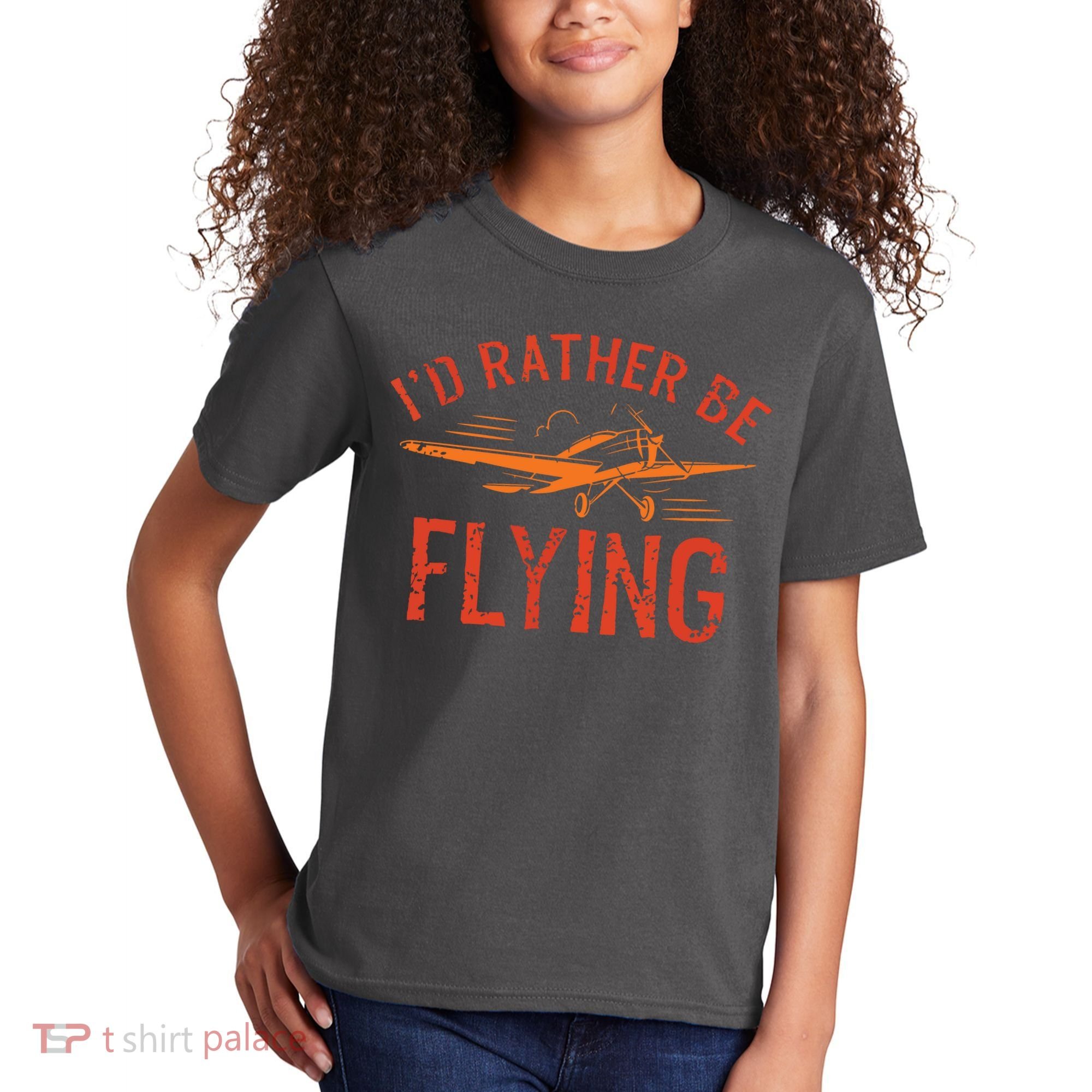 Pilot Flying Aviator Flight Airplane Lovers Aviation Kids T-Shirt