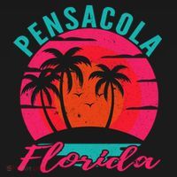 Pensacola Florida Beach Vacation Sunset Gift Doggie Tank thumb 4