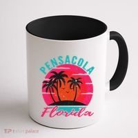 Pensacola Florida Beach Vacation Sunset Gift Coffee Mug thumb 1