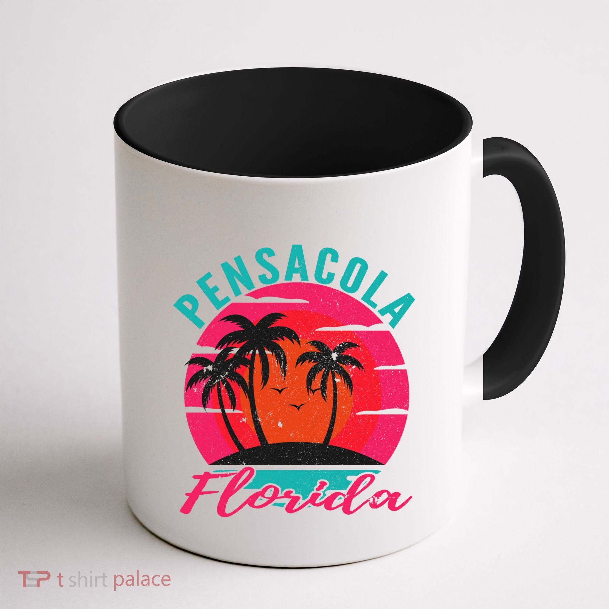Pensacola Florida Beach Vacation Sunset Gift Coffee Mug