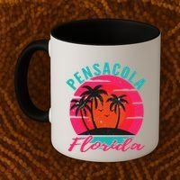 Pensacola Florida Beach Vacation Sunset Gift Coffee Mug thumb 2
