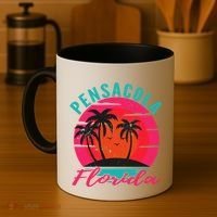 Pensacola Florida Beach Vacation Sunset Gift Coffee Mug thumb 4