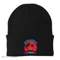 Pensacola Florida Beach Vacation Sunset Gift Beanie thumb 0