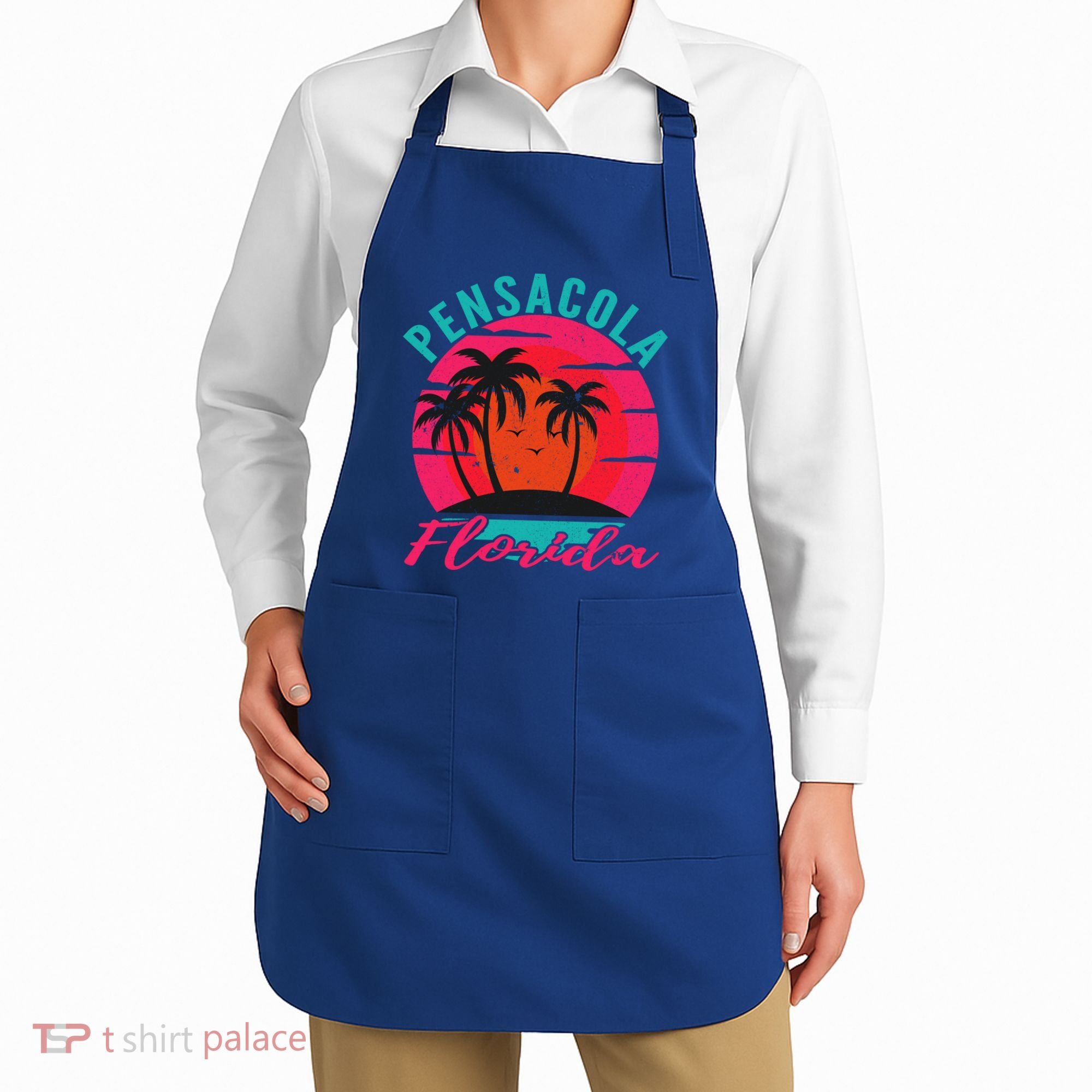Pensacola Florida Beach Vacation Sunset Gift Apron