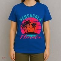 Pensacola Florida Beach Vacation Sunset Gift T-Shirt thumb 4