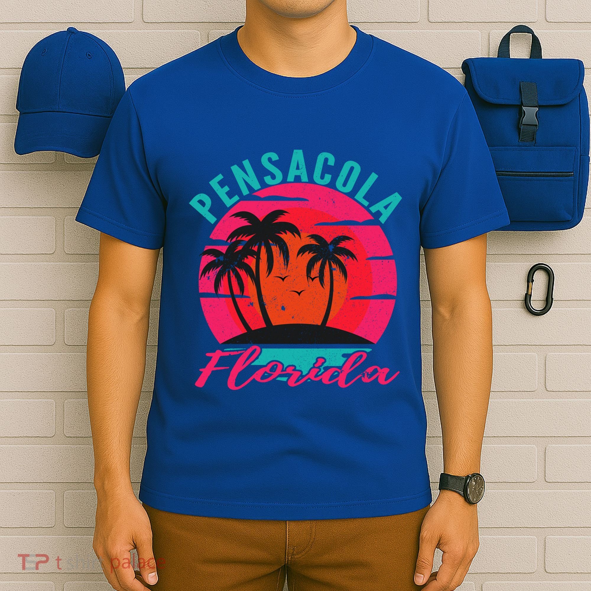 Pensacola Florida Beach Vacation Sunset Gift T-Shirt