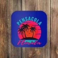 Pensacola Florida Beach Vacation Sunset Gift Coaster thumb 0