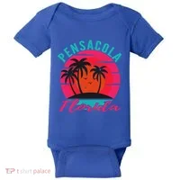 Pensacola Florida Beach Vacation Sunset Gift Baby Bodysuit thumb 0