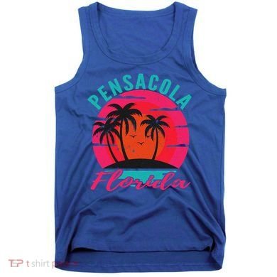 Pensacola Florida Beach Vacation Sunset Gift Tank Top
