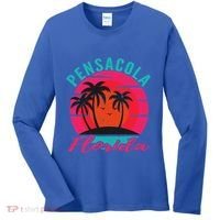 Pensacola Florida Beach Vacation Sunset Gift Women's Long Sleeve Shirt thumb 0