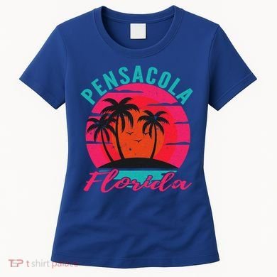 Pensacola Florida Beach Vacation Sunset Gift Women's T-Shirt