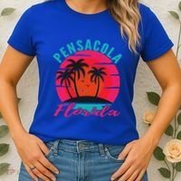 Pensacola Florida Beach Vacation Sunset Gift Women's T-Shirt thumb 2