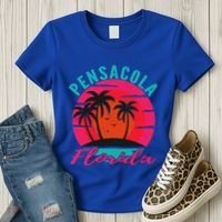 Pensacola Florida Beach Vacation Sunset Gift Women's T-Shirt thumb 3