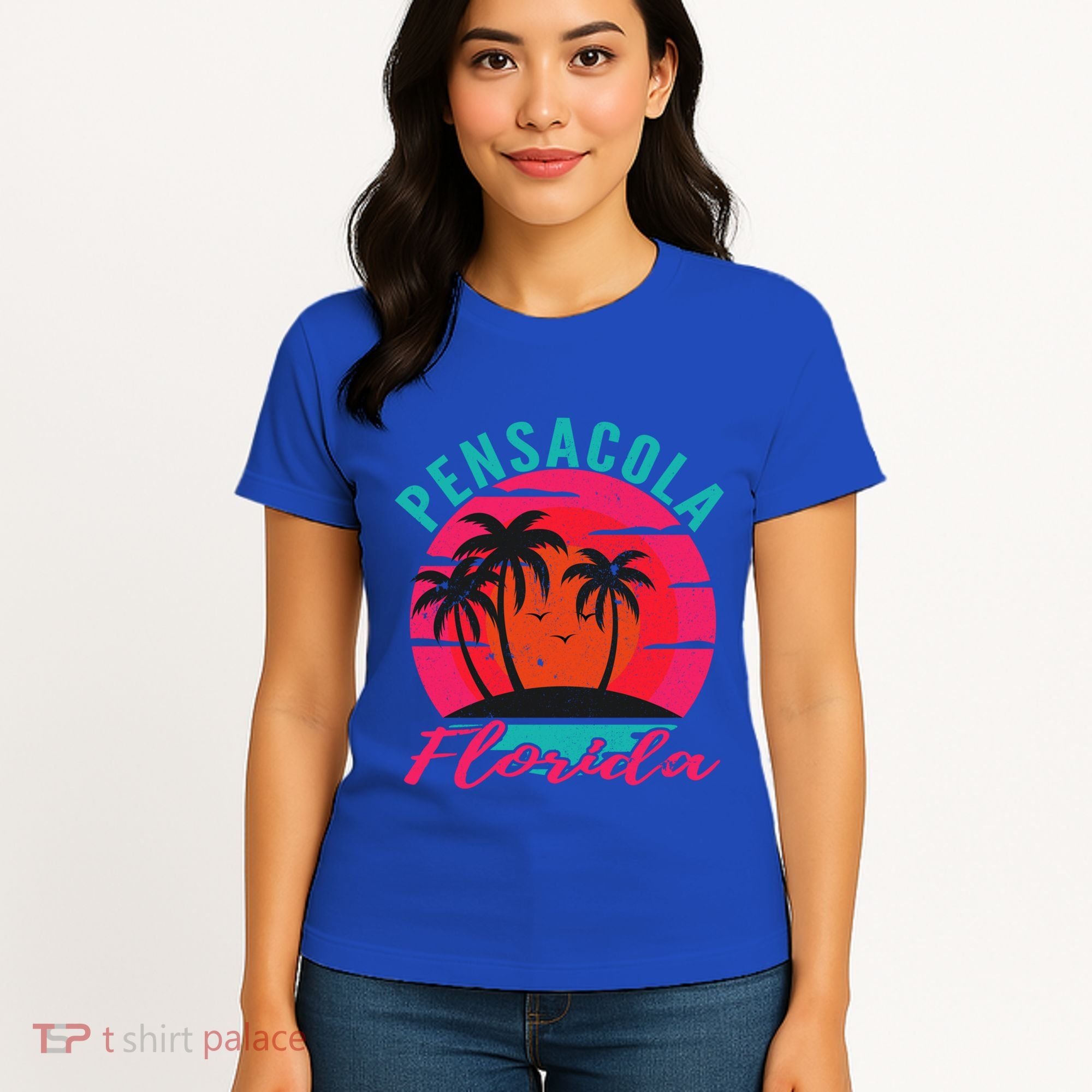 Pensacola Florida Beach Vacation Sunset Gift Women's T-Shirt