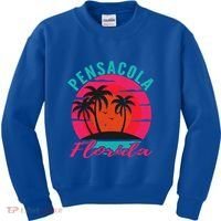 Pensacola Florida Beach Vacation Sunset Gift Kids Sweatshirt thumb 0