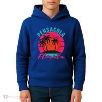 Pensacola Florida Beach Vacation Sunset Gift Kids Hoodie thumb 4