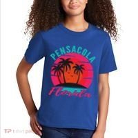 Pensacola Florida Beach Vacation Sunset Gift Kids T-Shirt thumb 2