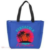 Pensacola Florida Beach Vacation Sunset Gift Tote Bag thumb 0