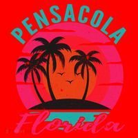 Pensacola Florida Beach Vacation Sunset Gift Santa Hat thumb 1