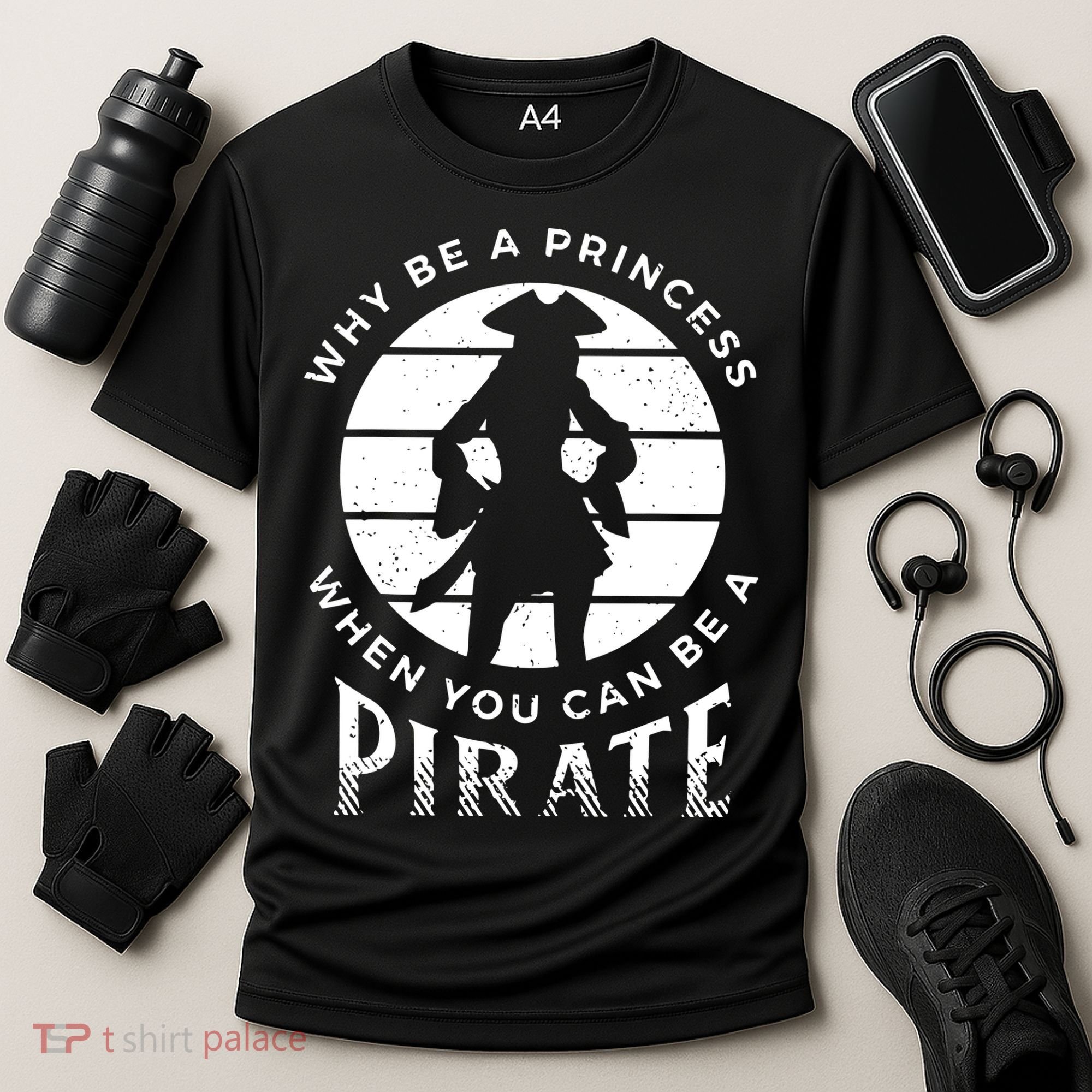 Pirate Freebooter Buccaneer Caribbean Adventure Cooling Performance Crew T-Shirt