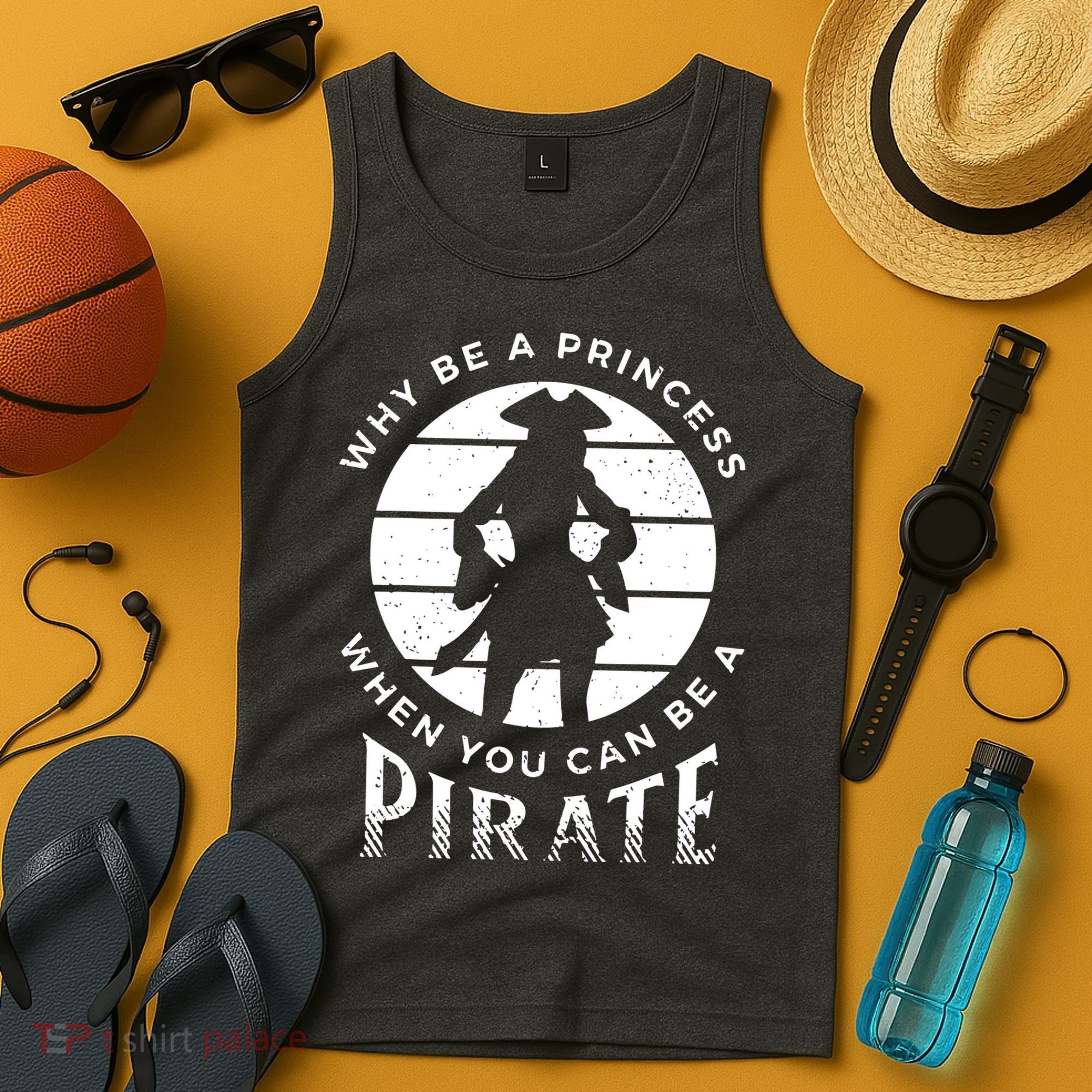 Pirate Freebooter Buccaneer Caribbean Adventure Tank Top