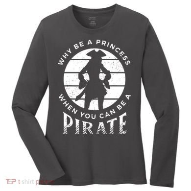 Pirate Freebooter Buccaneer Caribbean Adventure Women's Long Sleeve Shirt
