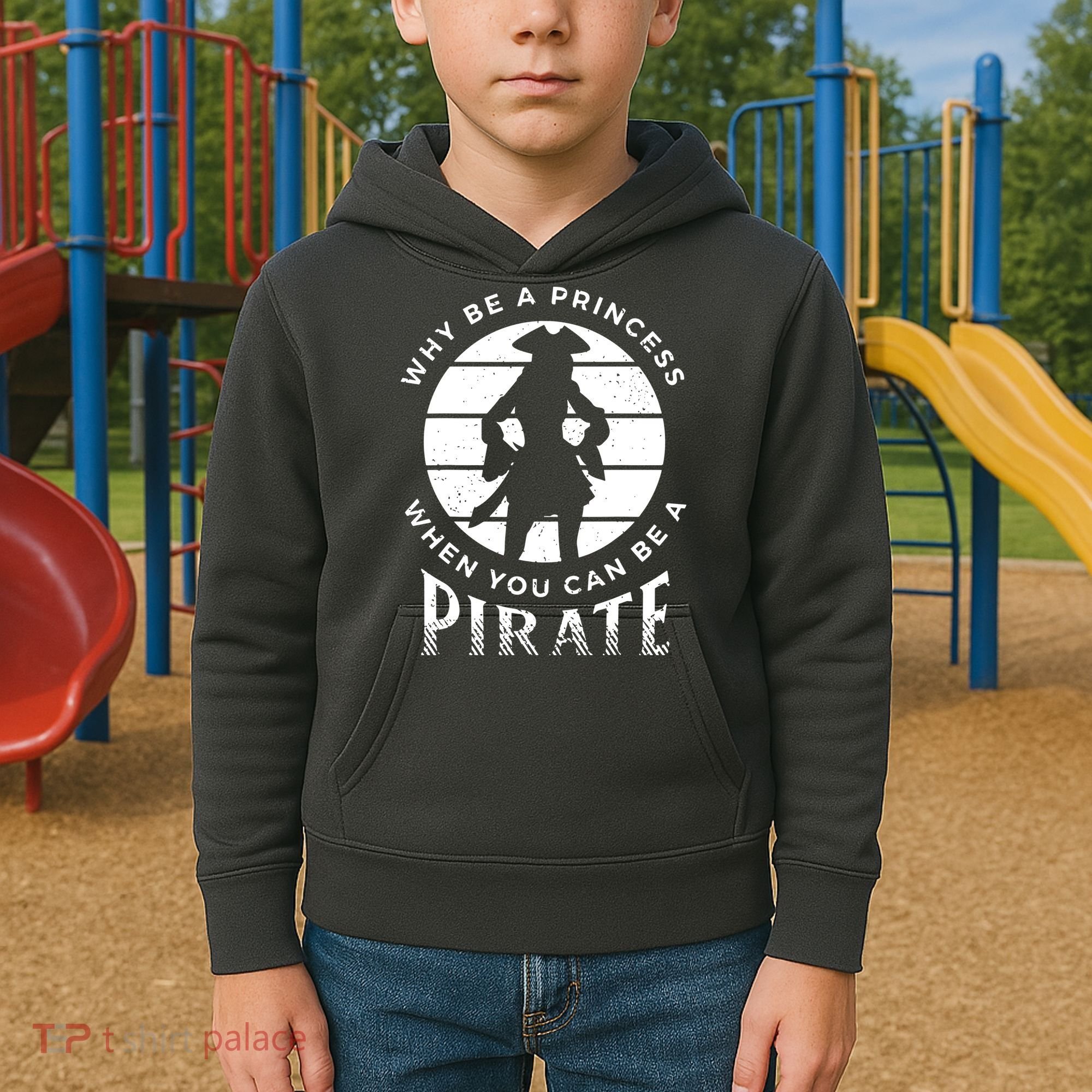 Pirate Freebooter Buccaneer Caribbean Adventure Kids Hoodie