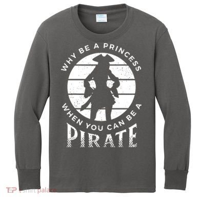 Pirate Freebooter Buccaneer Caribbean Adventure Kids Long Sleeve Shirt