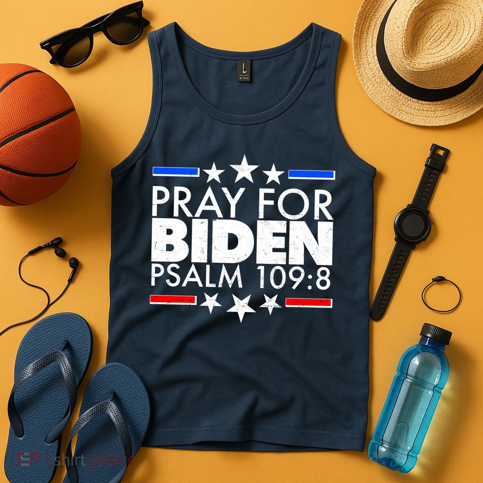 Pray For Biden Psalm 109:8 Tank Top