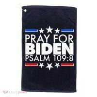 Pray For Biden Psalm 109:8 Golf Towel thumb 0